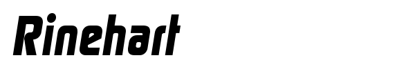 Rinehart font preview